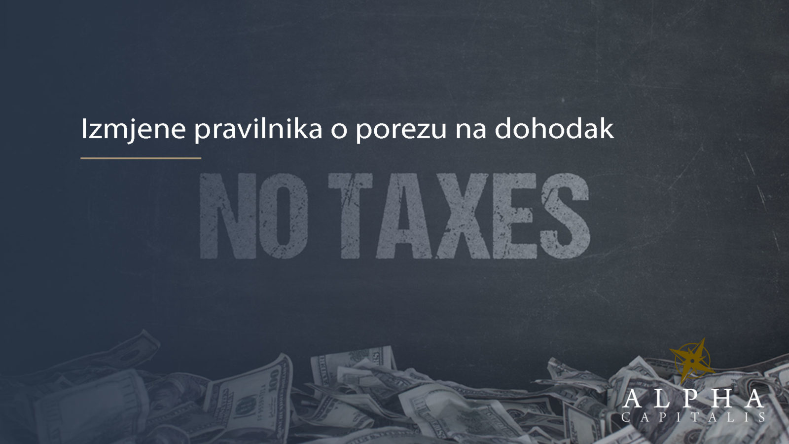 POREZI: Izmjene pravilnika o porezu na dohodak -> primjena 01.09.2019.