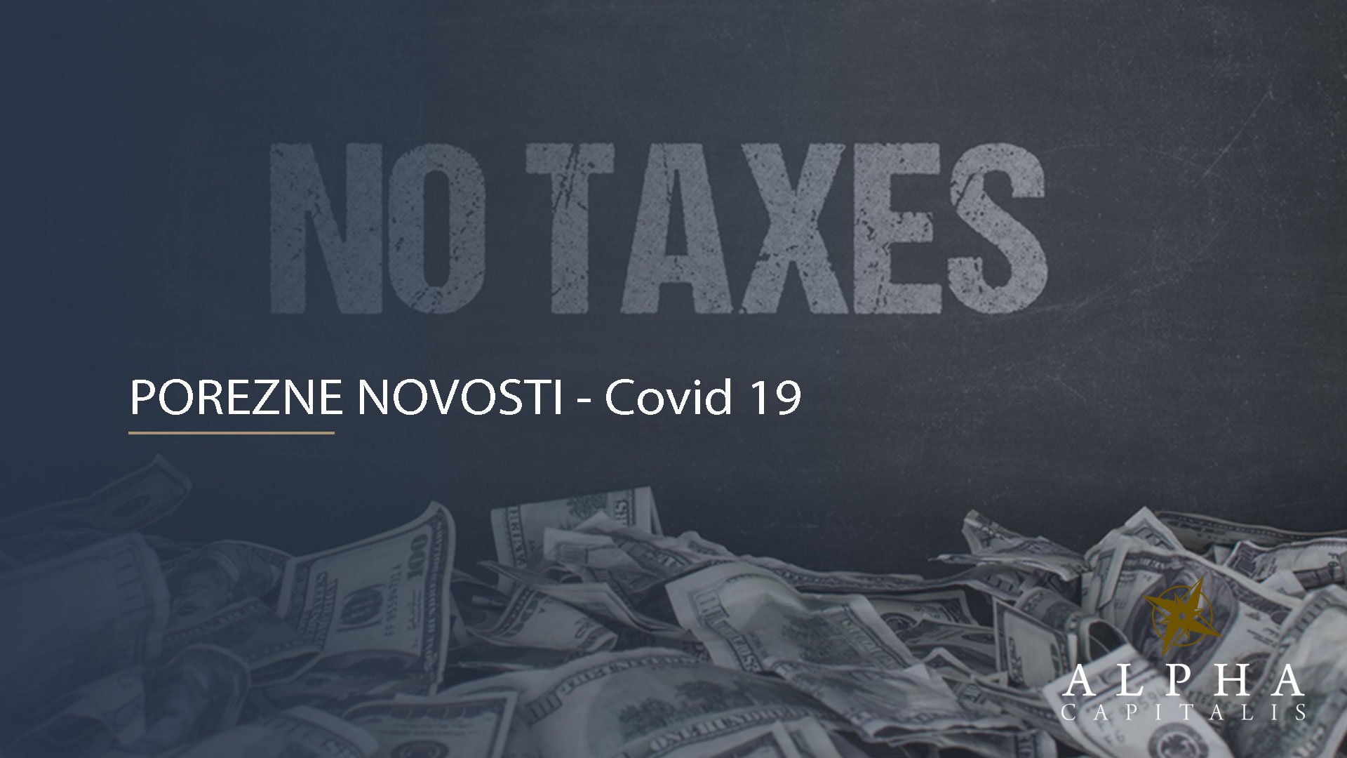 POREZNE INFORMACIJE VEZANE UZ IZVANREDNO STANJE IZAZVANO ŠIRENJEM VIRUSA COVID-19