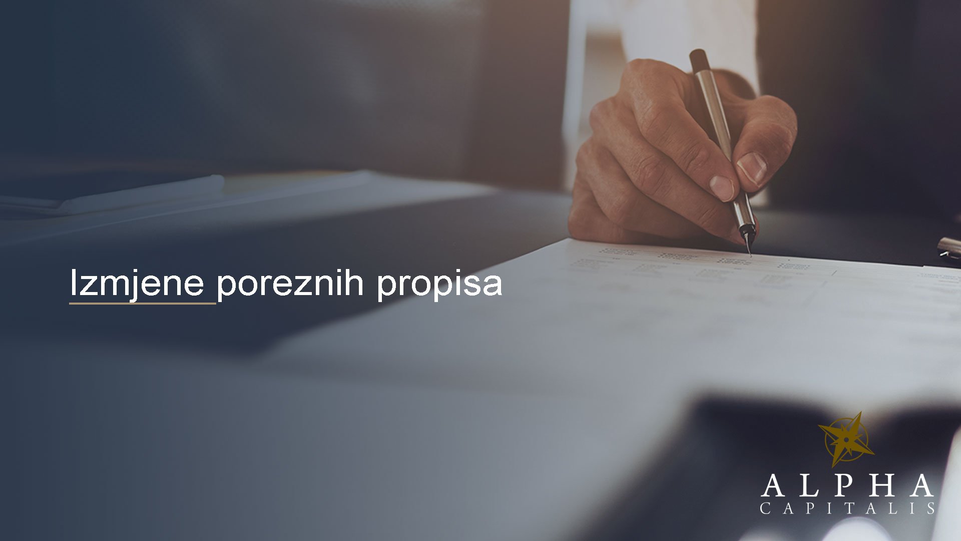 Izmjene poreznih propisa
