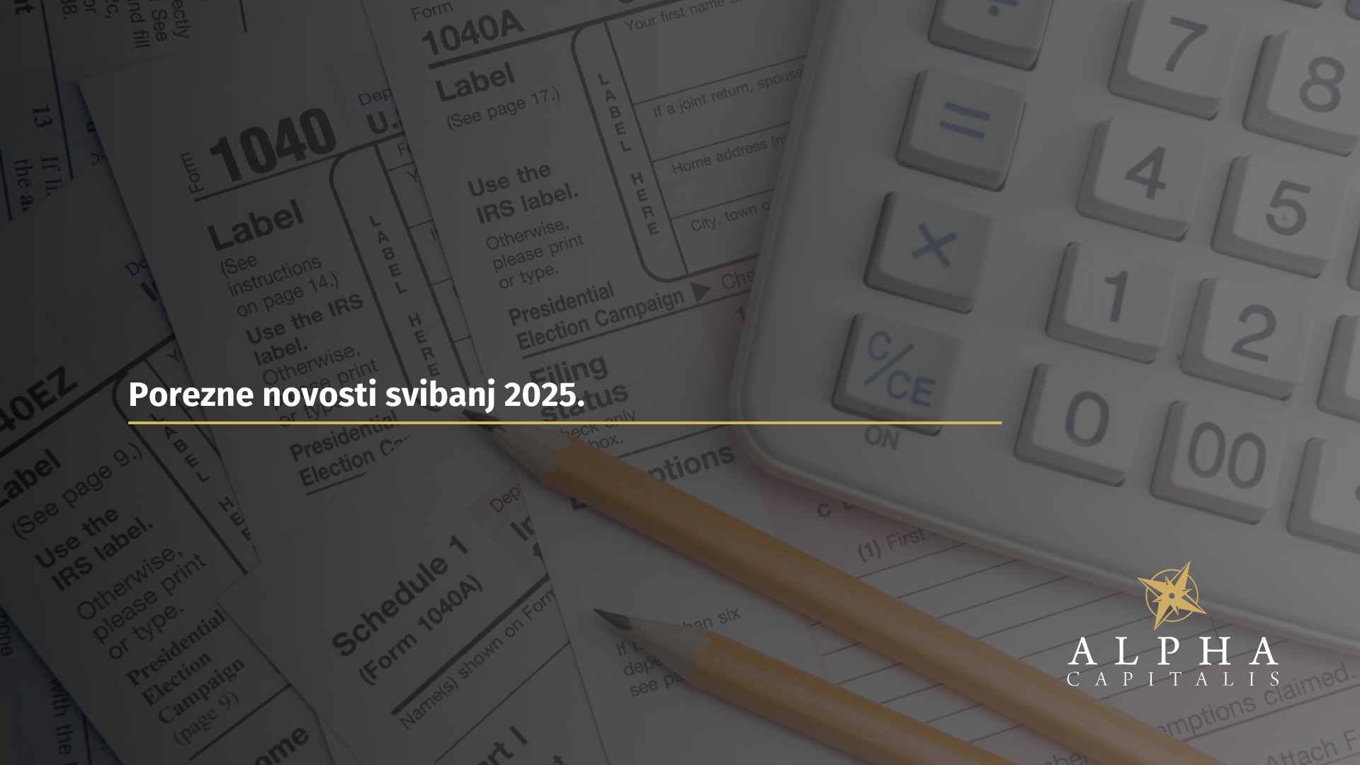 Porezne novosti: Svibanj 2025.