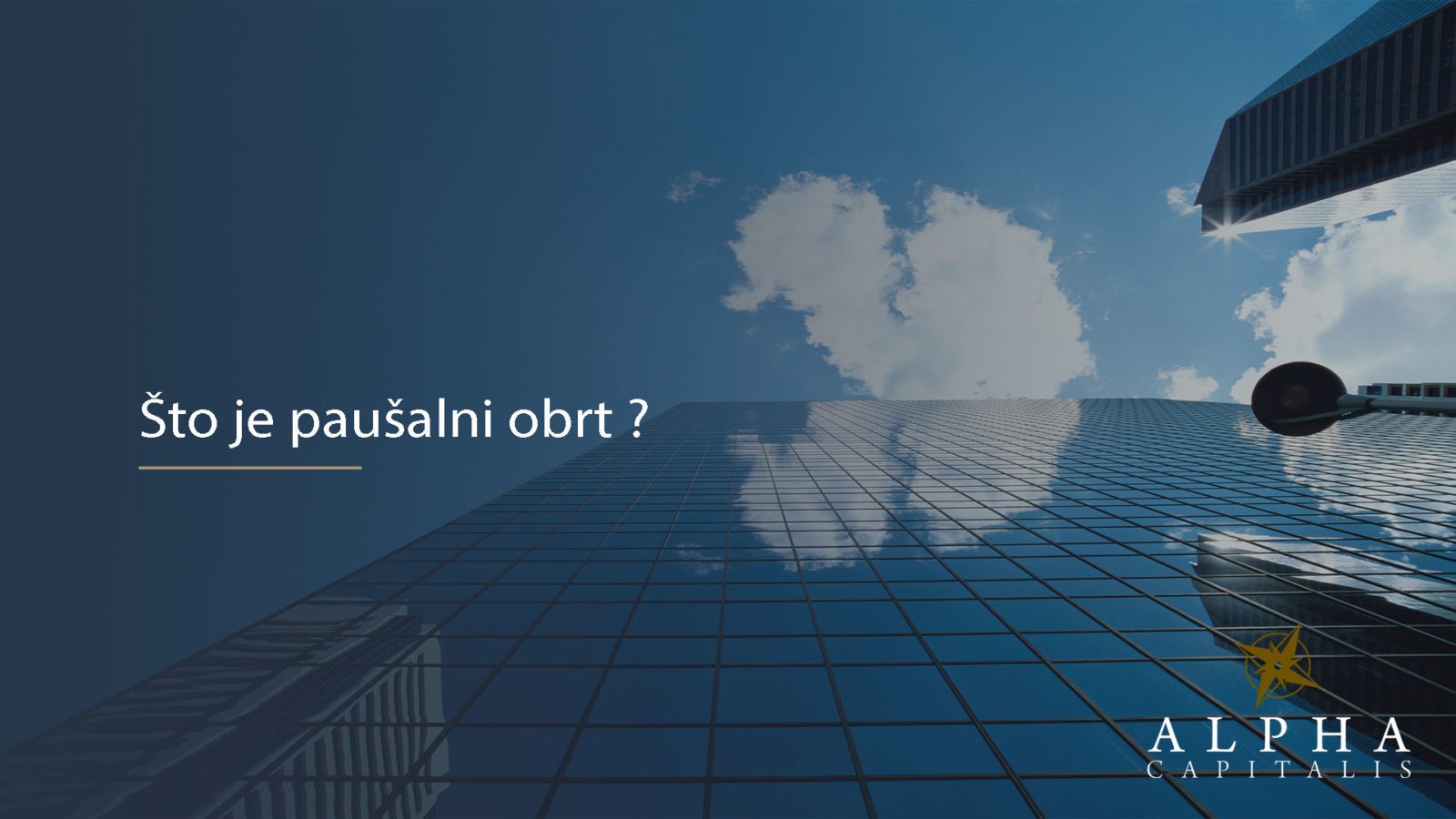 Što je paušalni obrt?