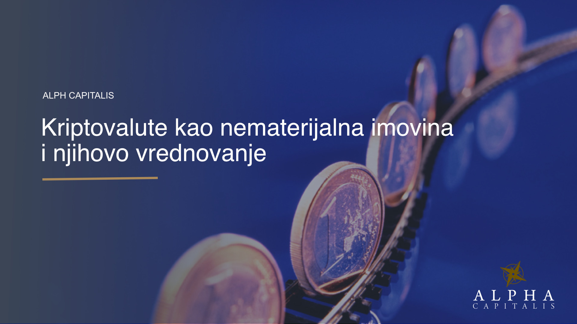 Kriptovalute kao nematerijalna imovina i njihovo vrednovanje