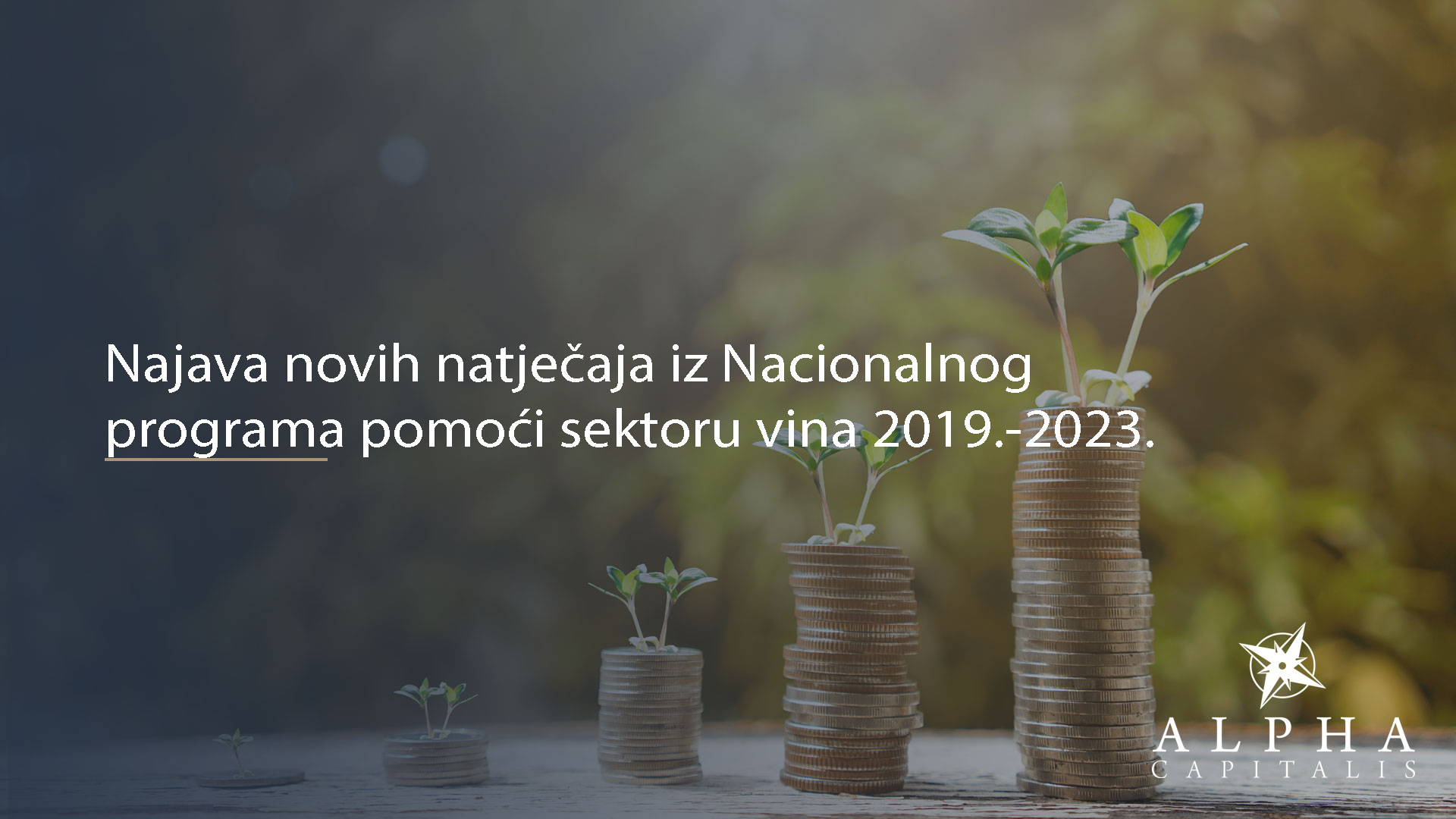 Najava novih natječaja iz Nacionalnog programa pomoći sektoru vina 2019.-2023.