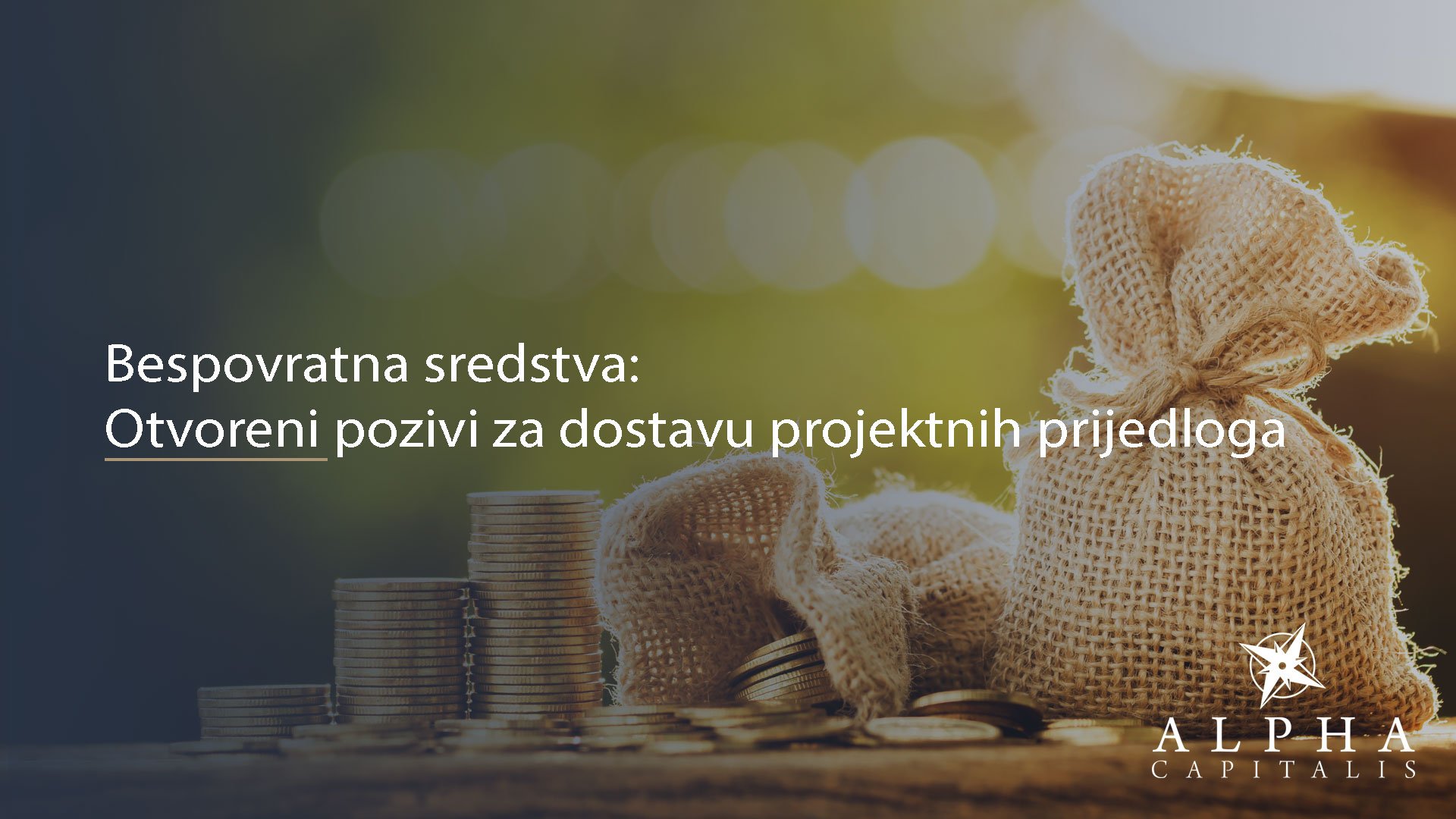 Otvoreni pozivi za dostavu projektnih prijedloga za pribavljanje financiranja iz Europskog socijalnog fonda