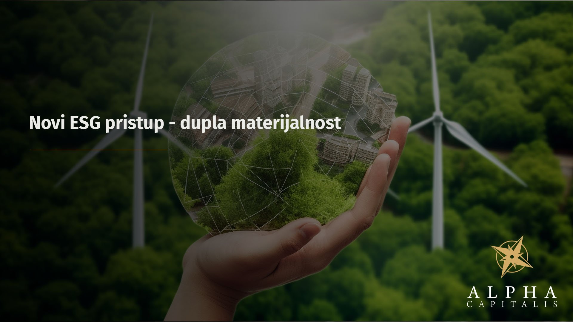 Novi ESG pristup - dupla materijalnost