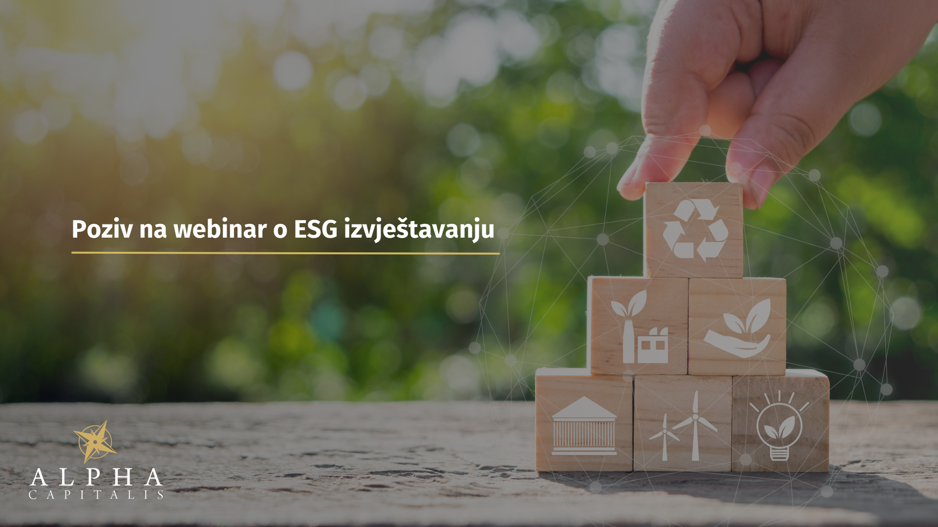 Poziv na webinar o ESG izvještavanju