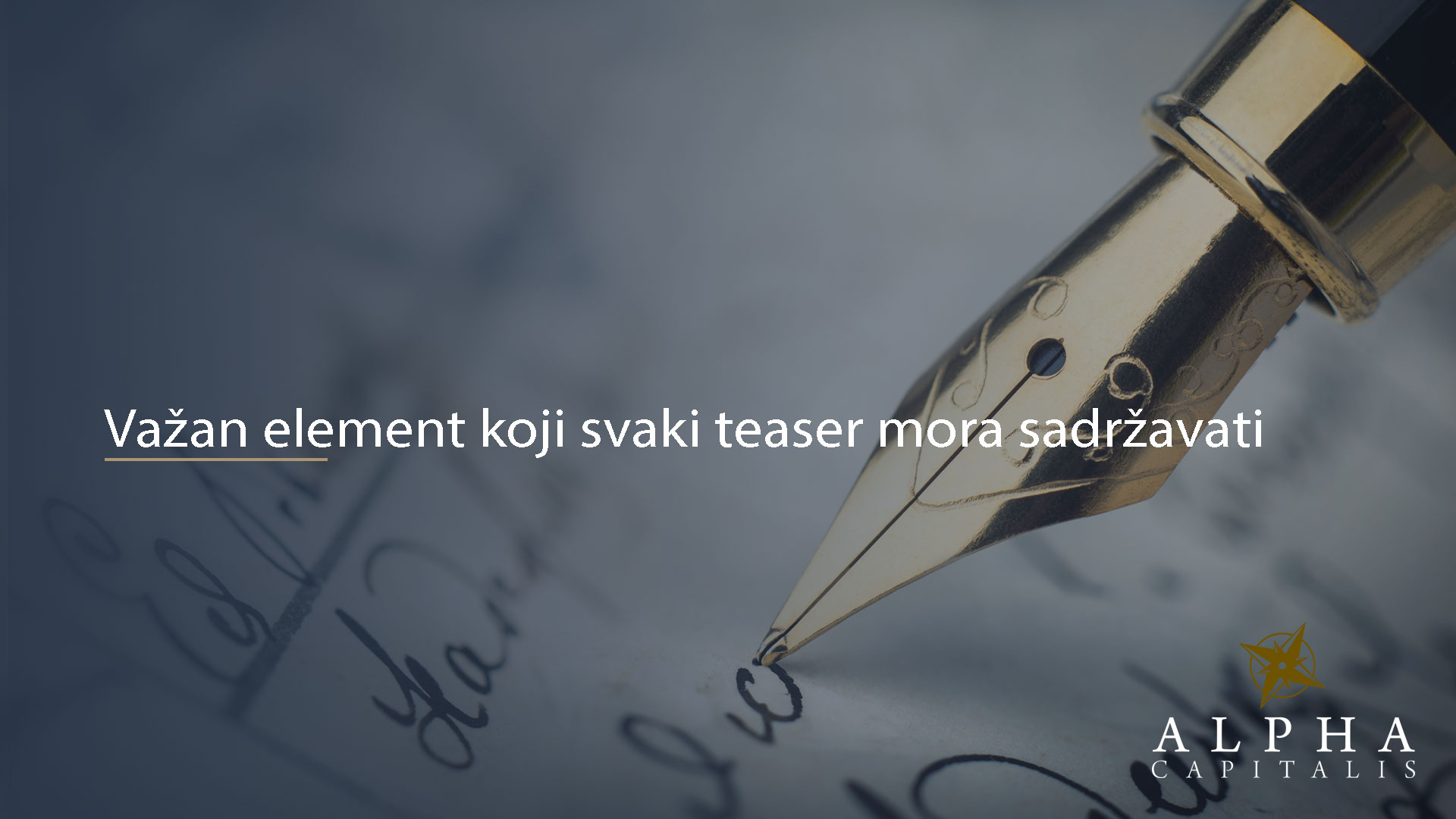 Struktura dokumenata u M&A procesu: Važan element koji svaki teaser mora sadržavati