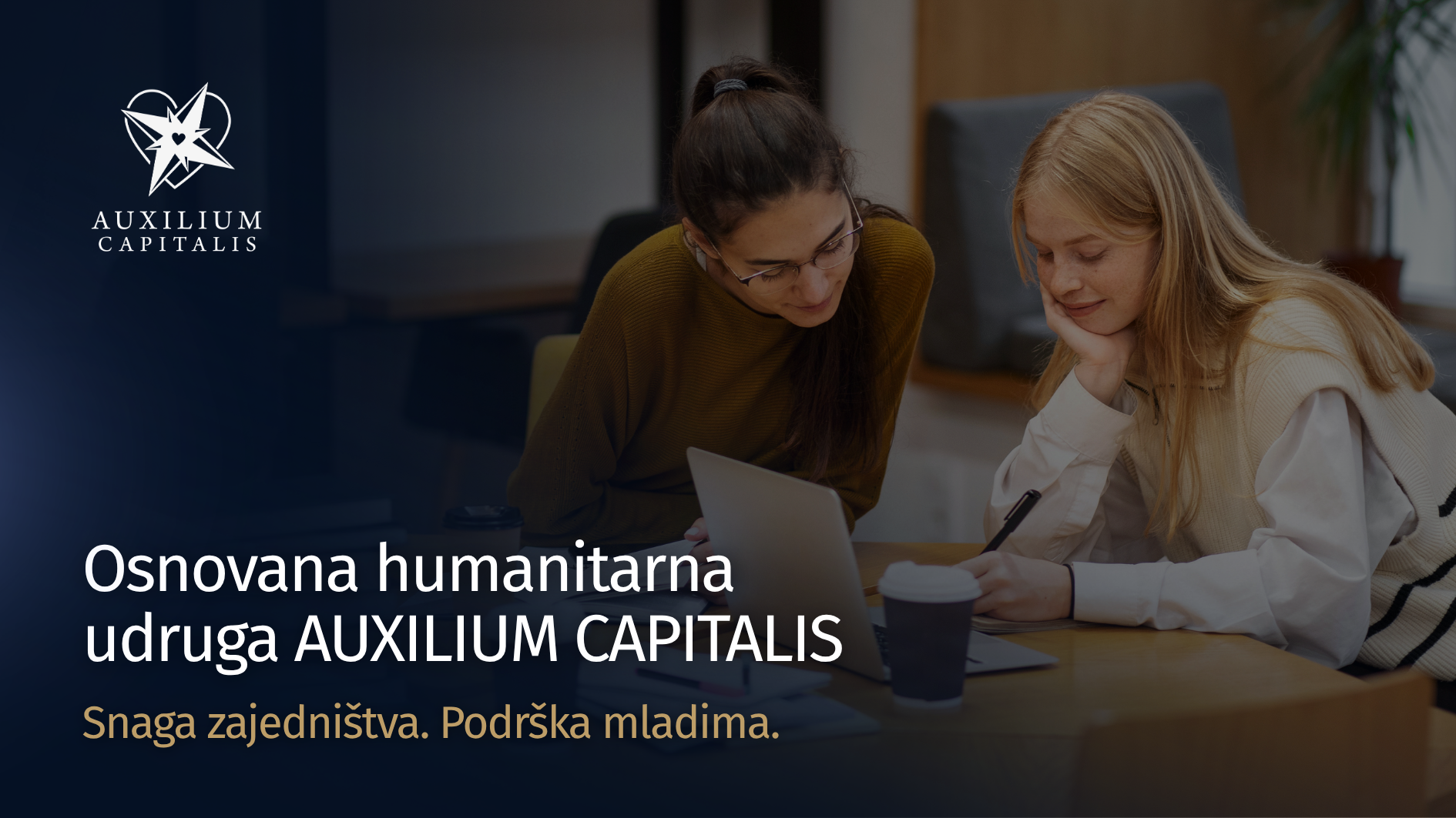 Udruga AUXILIUM CAPITALIS pruža podršku mladima kroz obrazovanje i razvoj.
