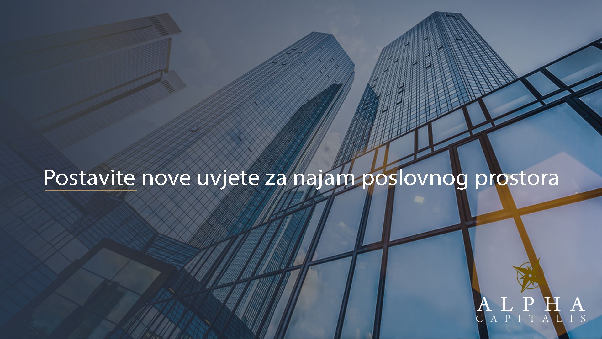 Postavite nove uvjete za najam poslovnog prostora