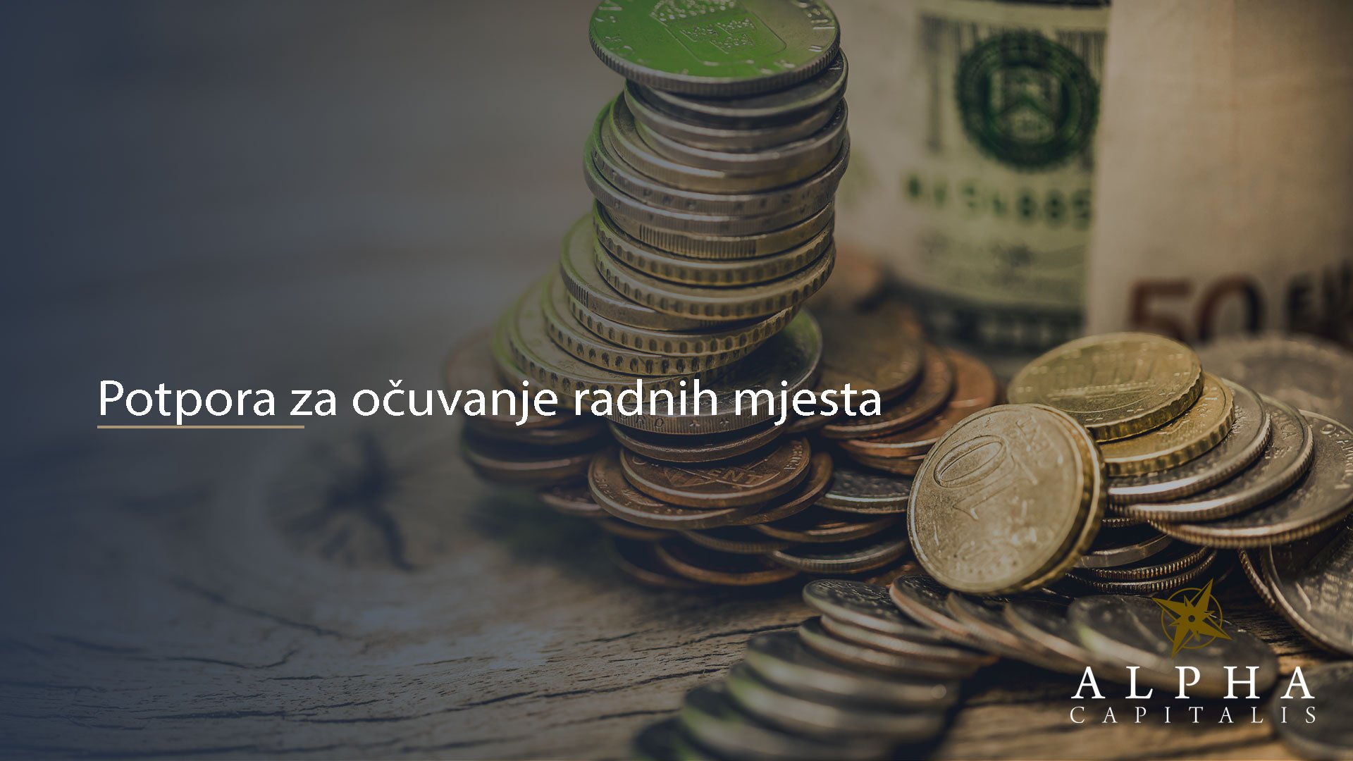Potpora za očuvanje radnih mjesta za srpanj i kolovoz 2020. godine