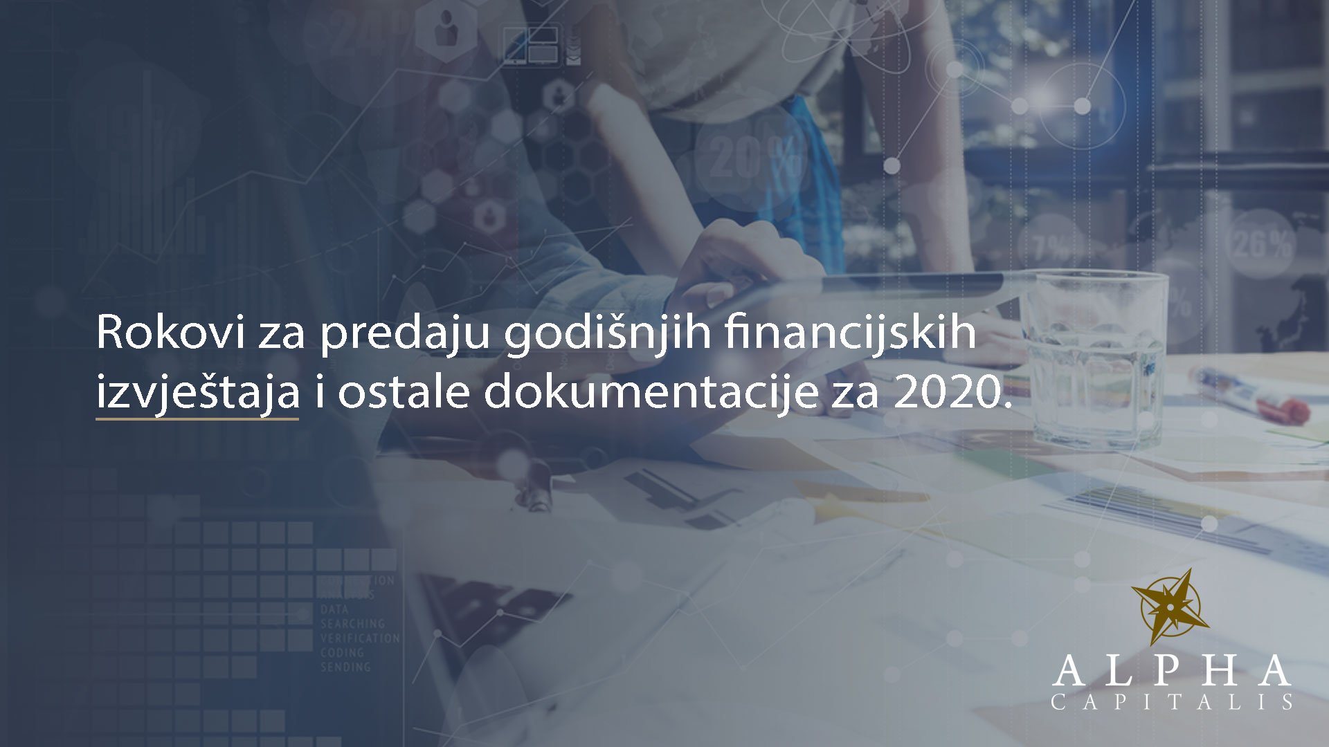 Rokovi za predaju godišnjih financijskih izvještaja i ostale računovodstvene dokumentacije za 2020.