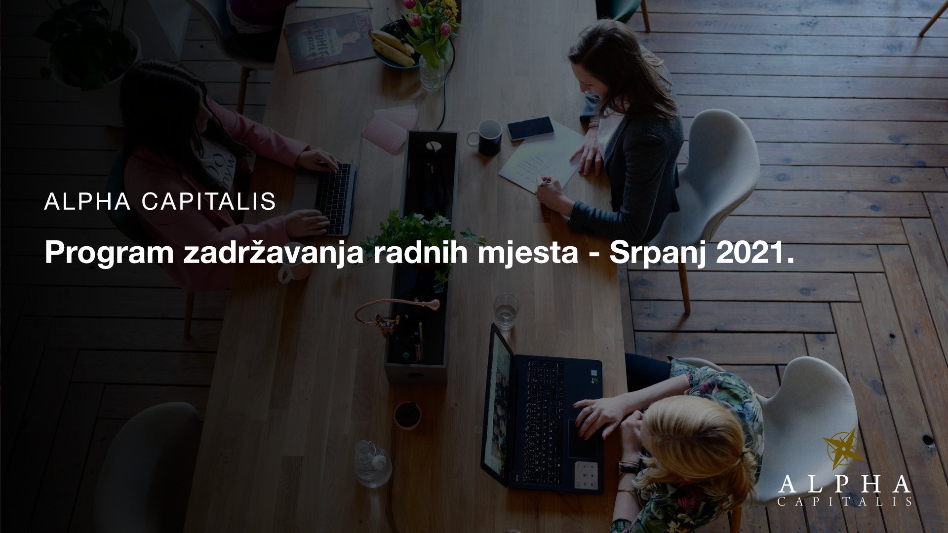 Program zadržavanja radnih mjesta - Srpanj 2021.