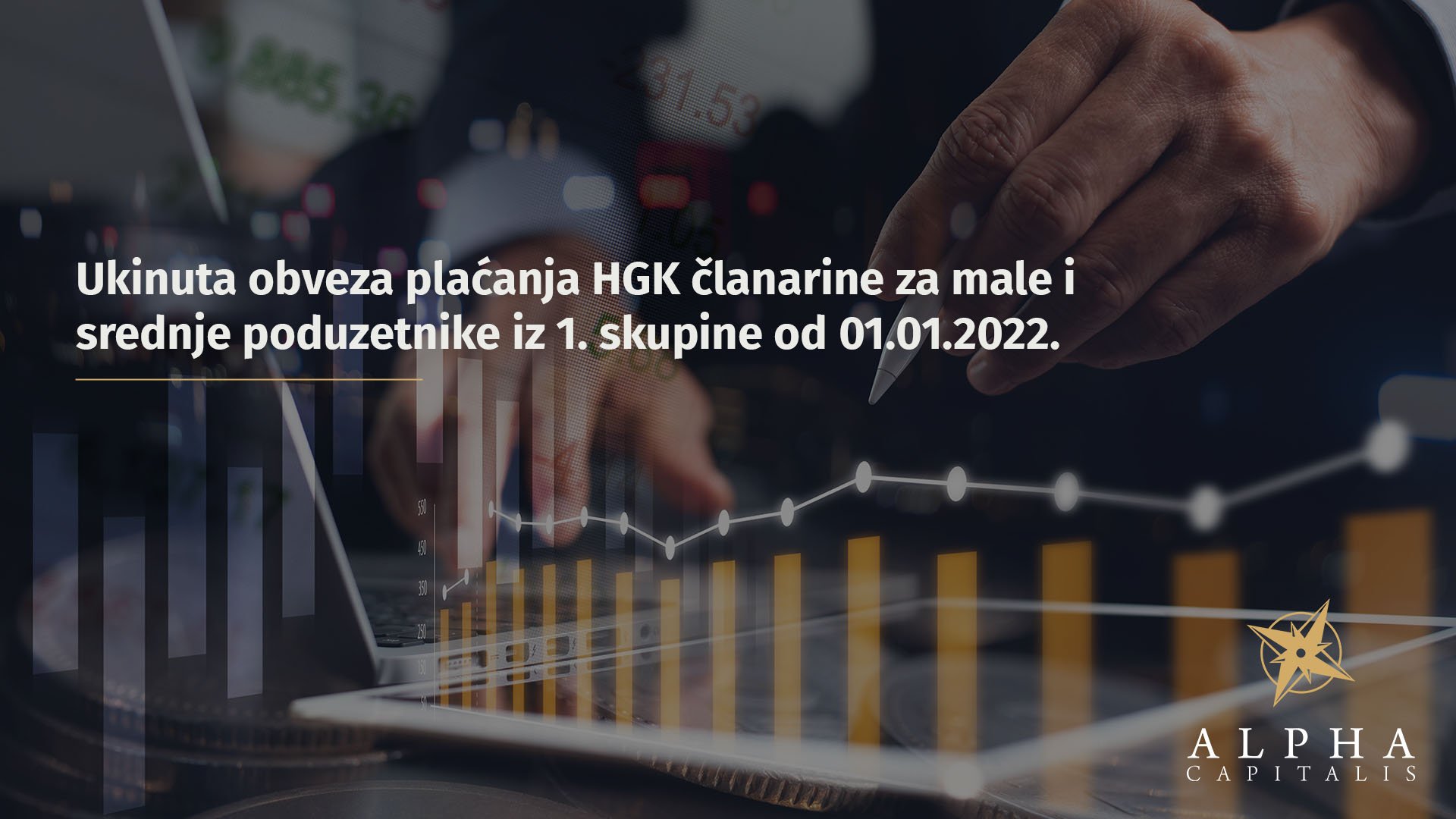 Ukinuta obveza plaćanja HGK članarine za male i srednje poduzetnike iz 1. skupine od 01.01.2022.