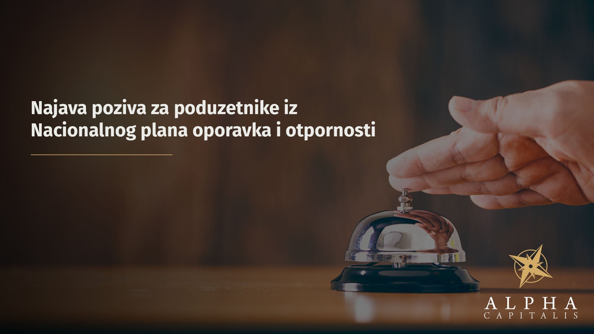 Najava poziva za poduzetnike iz Nacionalnog plana oporavka i otpornosti