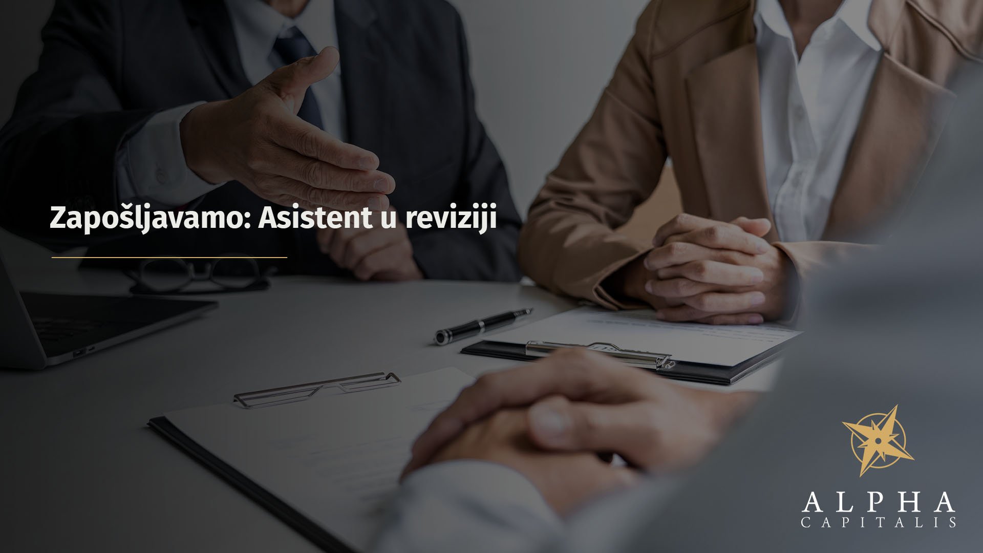 Zapošljavamo: Asistent u reviziji