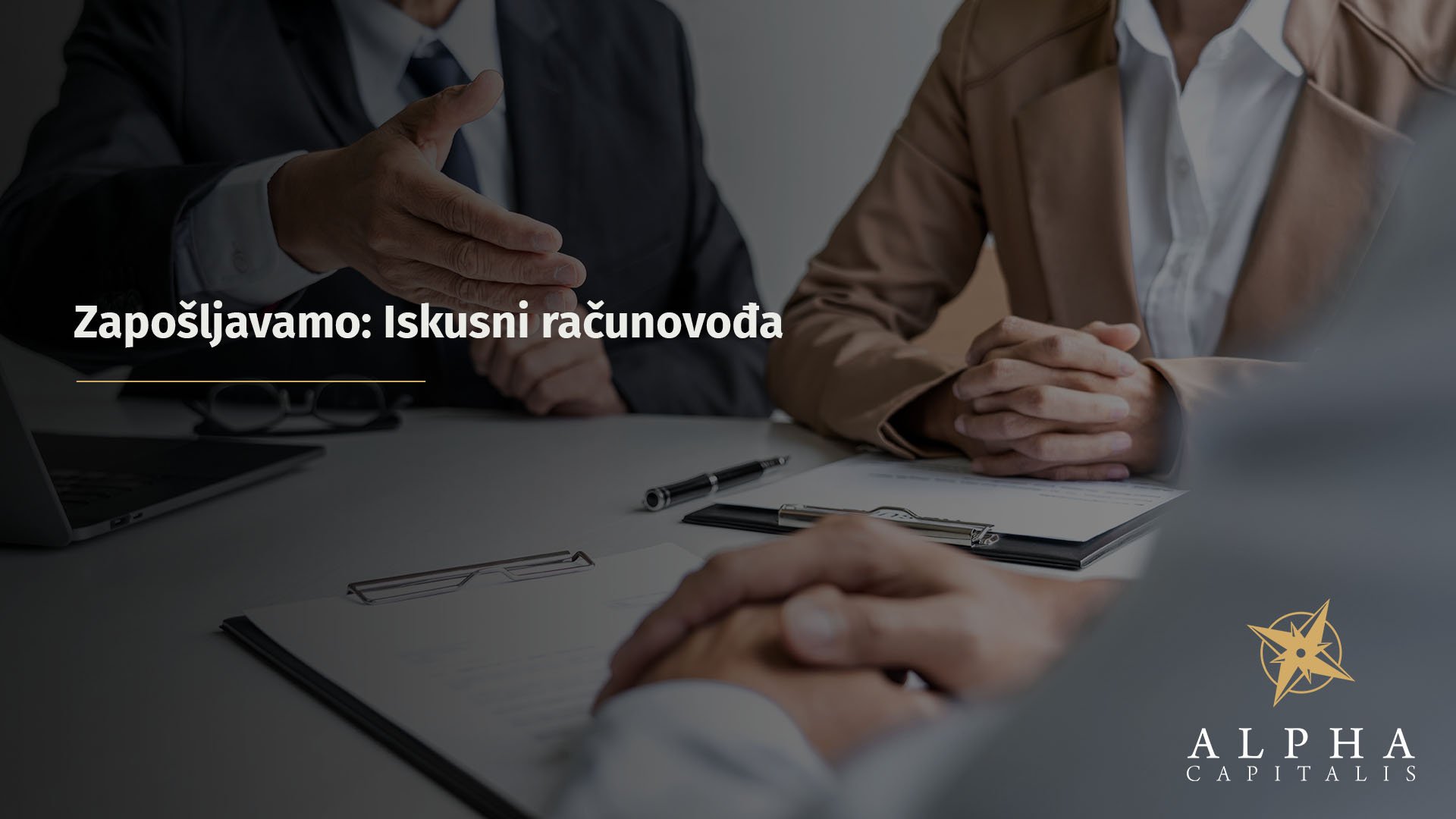 Zapošljavamo: Iskusni računovođa