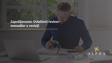 Ovlašteni revizor - menadžer (m/ž)