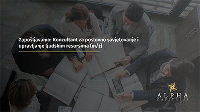Konzultant za poslovno savjetovanje i upravljanje ljudskim resursima