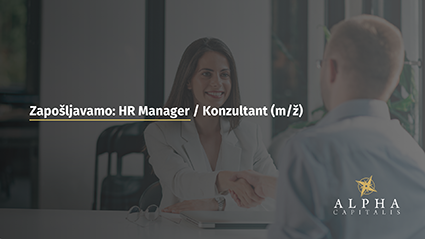Zapošljavamo: HR Manager/ Konzultant (m/ž)
