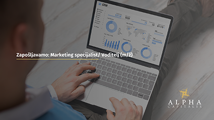 Zapošljavamo: Marketing specijalist/ Voditelj (m/ž)