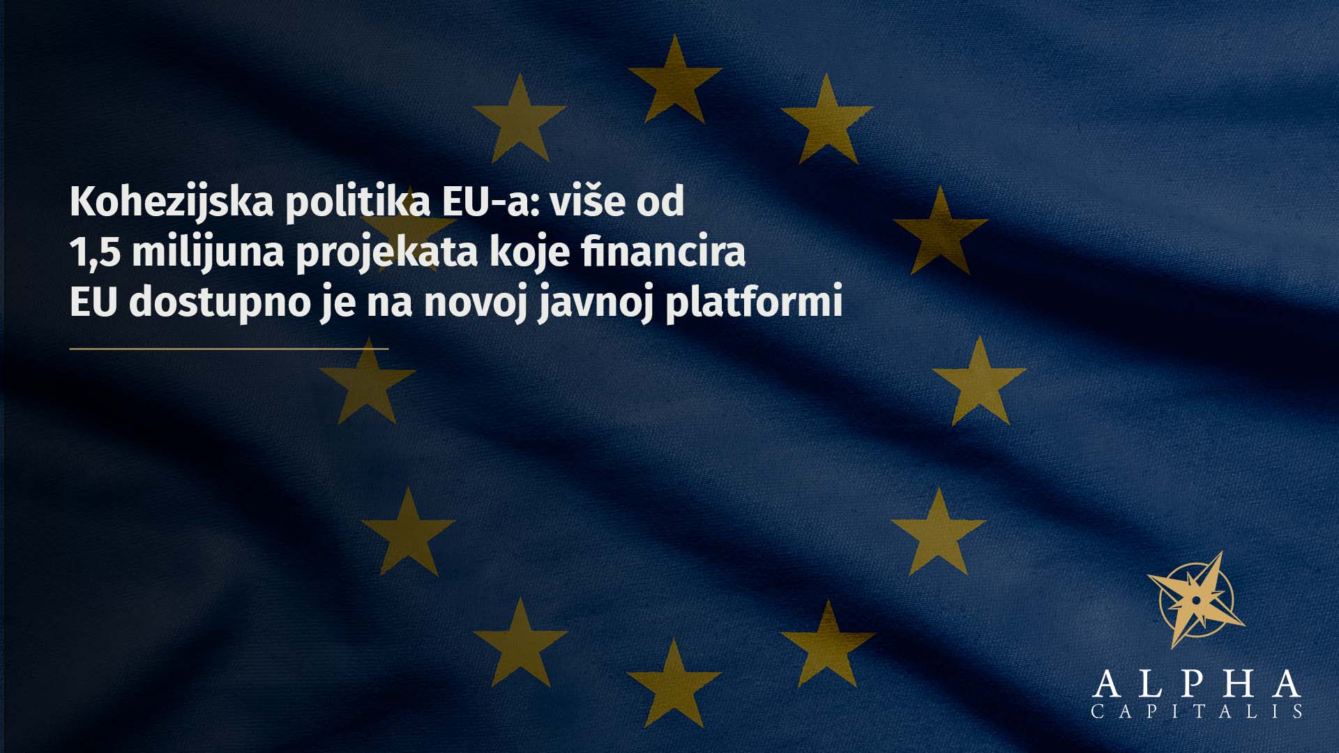 Kohezijska politika EU-a: više od 1,5 milijuna projekata koje financira EU dostupno je na novoj javnoj platformi