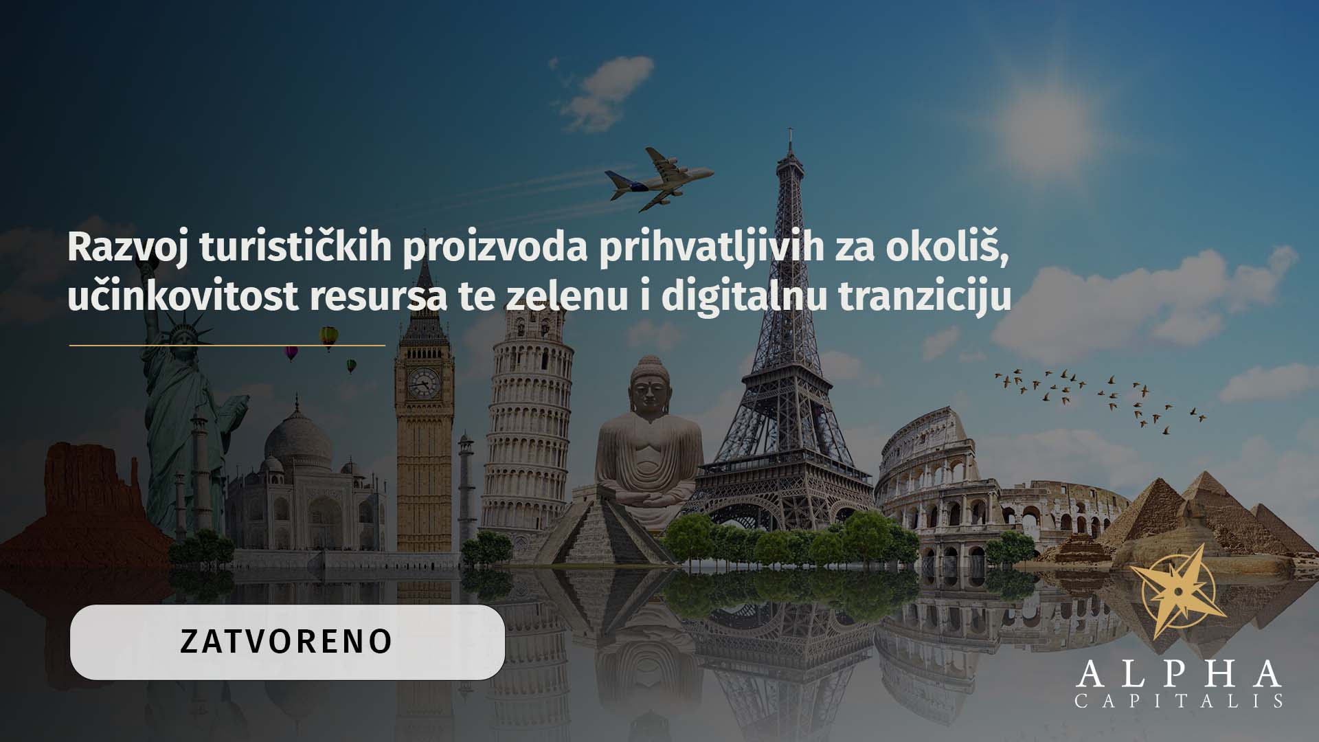 Razvoj turističkih proizvoda prihvatljivih za okoliš, učinkovitost resursa te zelenu i digitalnu tranziciju
