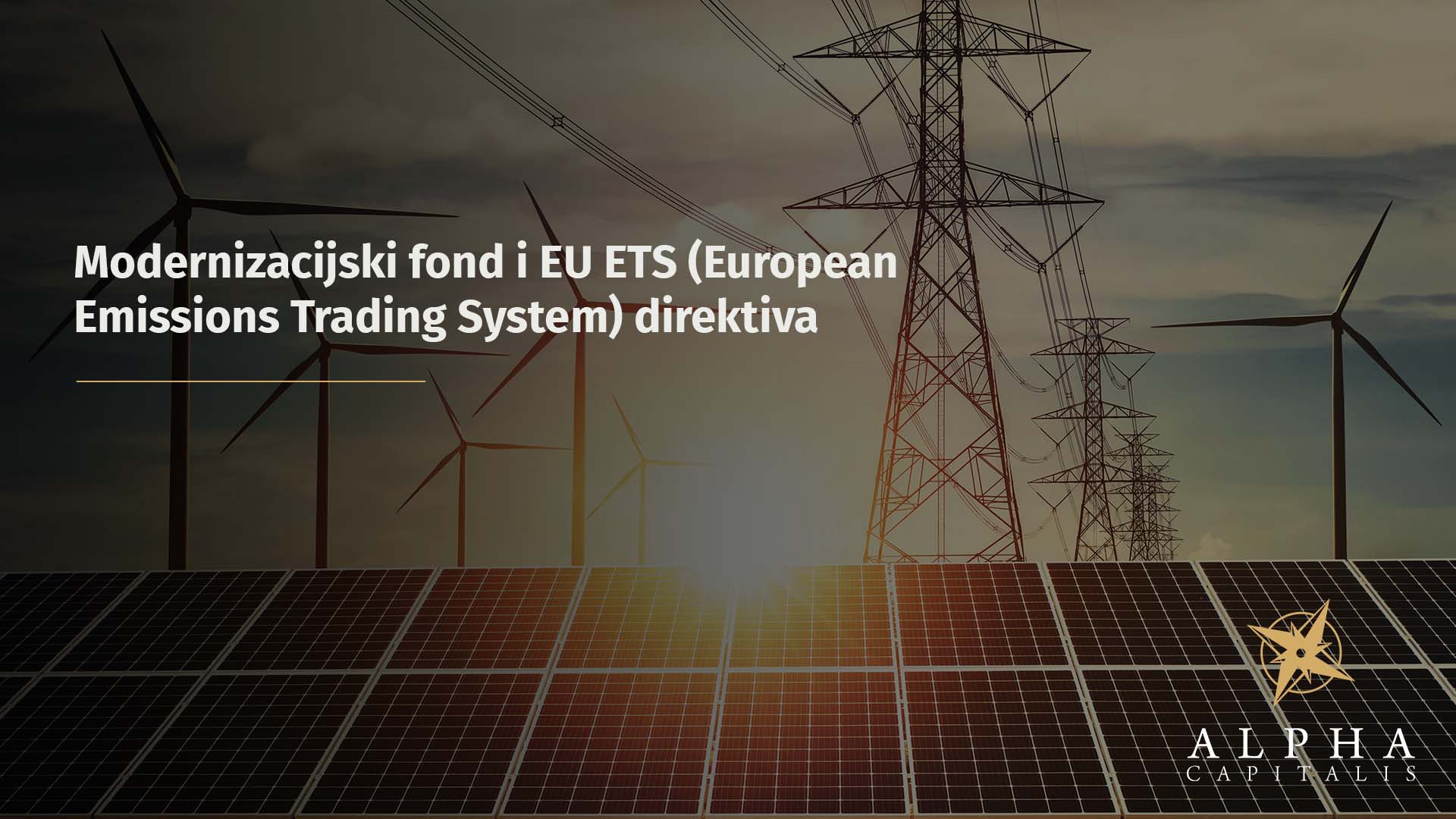 Modernizacijski fond i EU ETS (European Emissions Trading System) direktiva