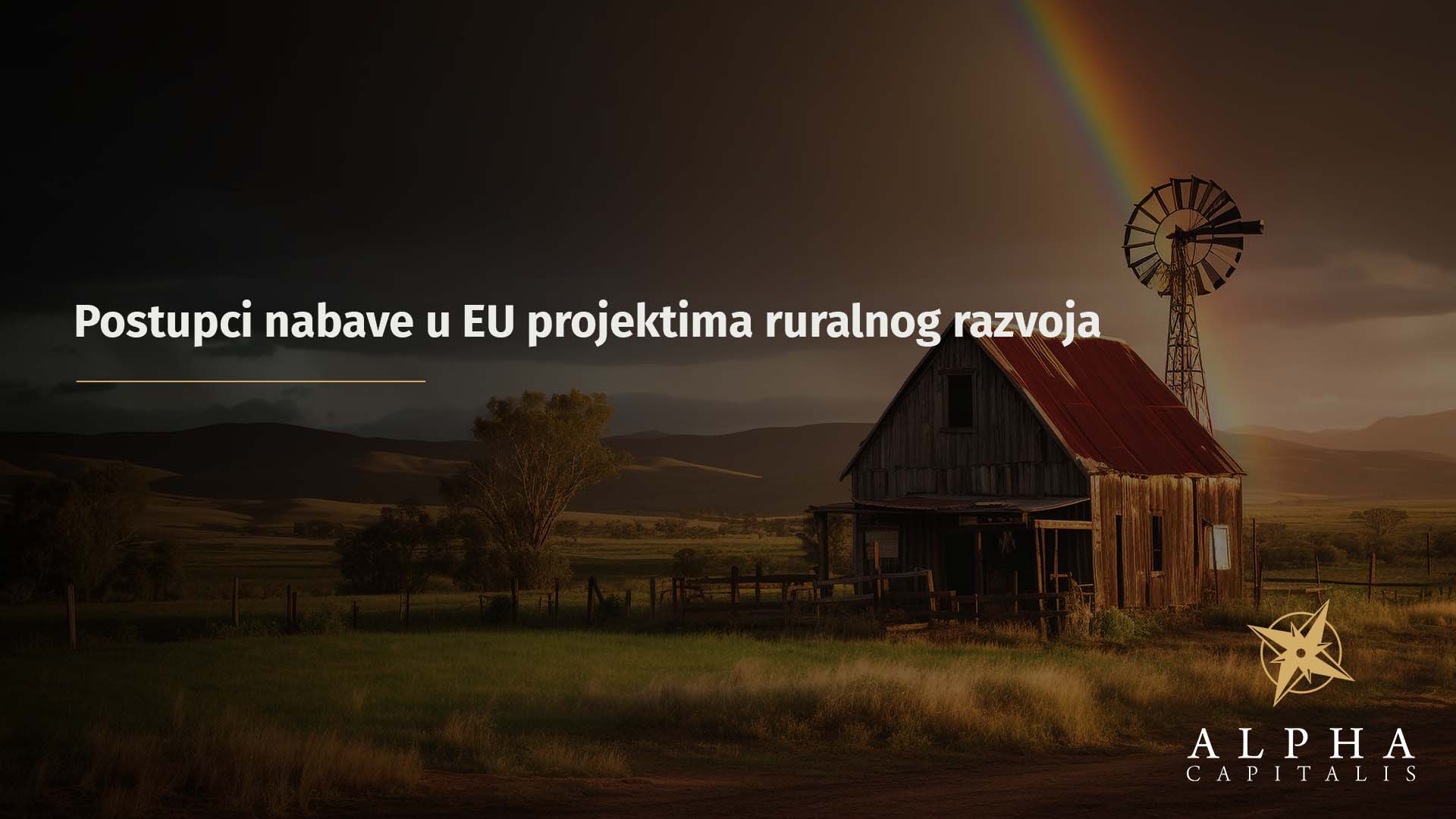 Postupci nabave u EU projektima ruralnog razvoja