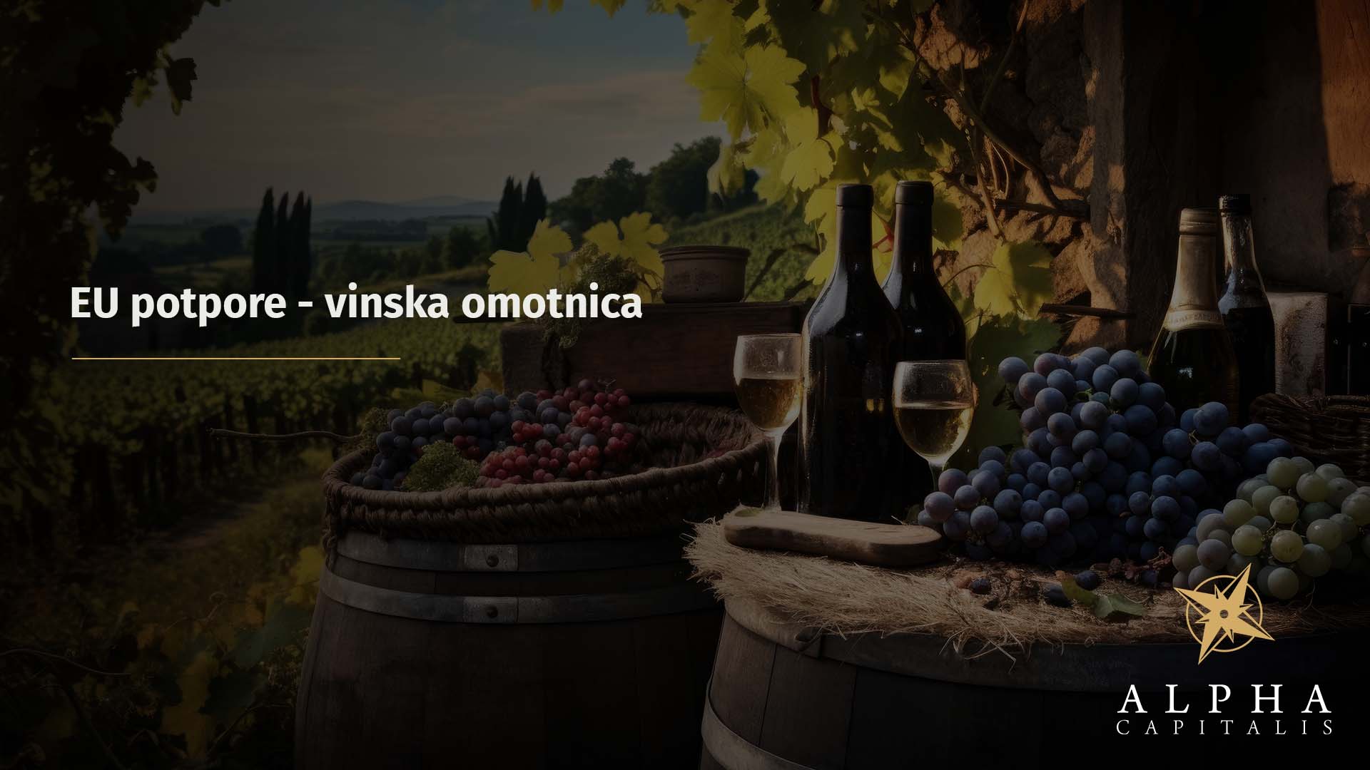 EU potpore - vinska omotnica
