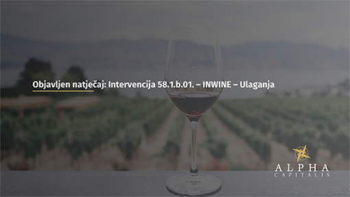 Intervencija 58.1.b.01. – INWINE – Ulaganja u vinarije