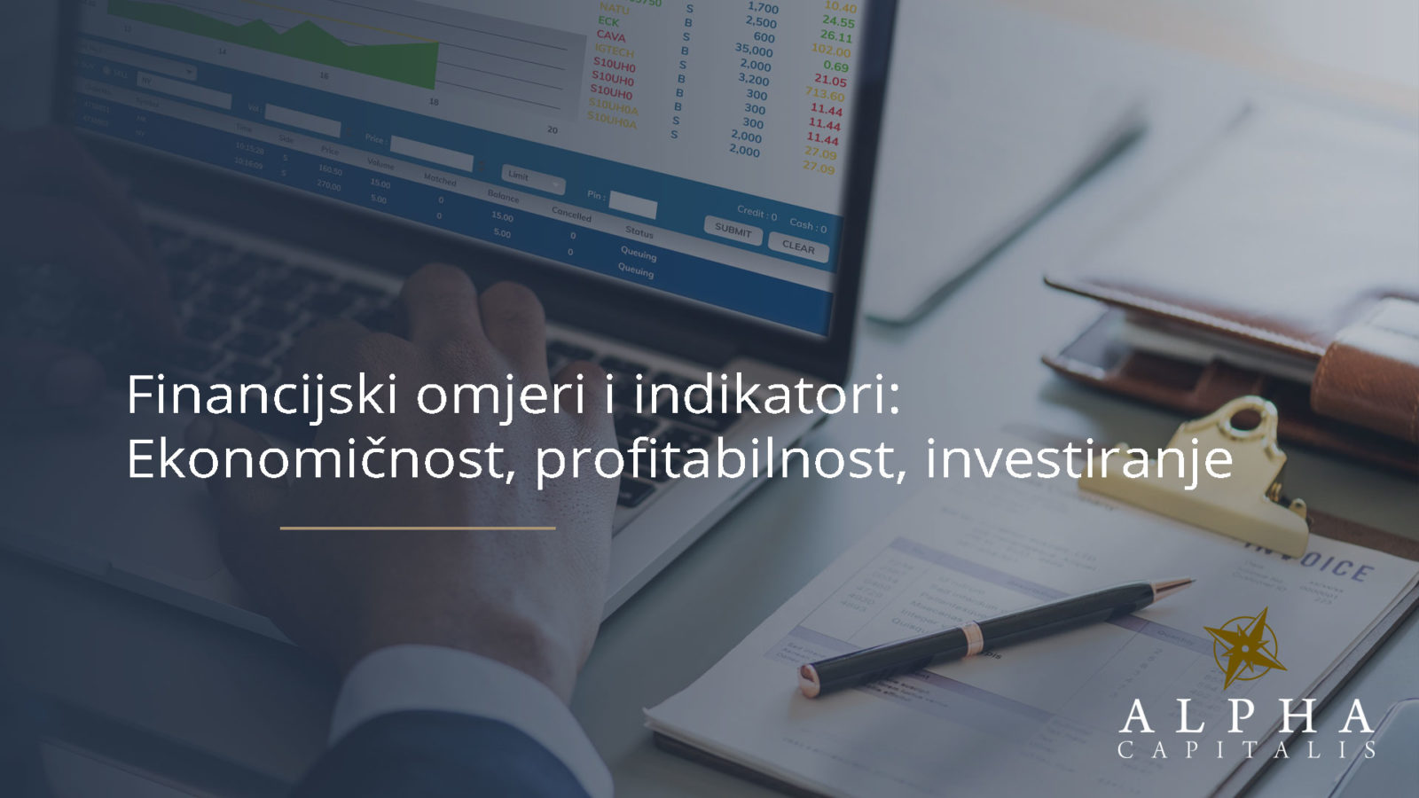 Financijski omjeri i indikatori: Ekonomičnost, profitabilnost, investiranje