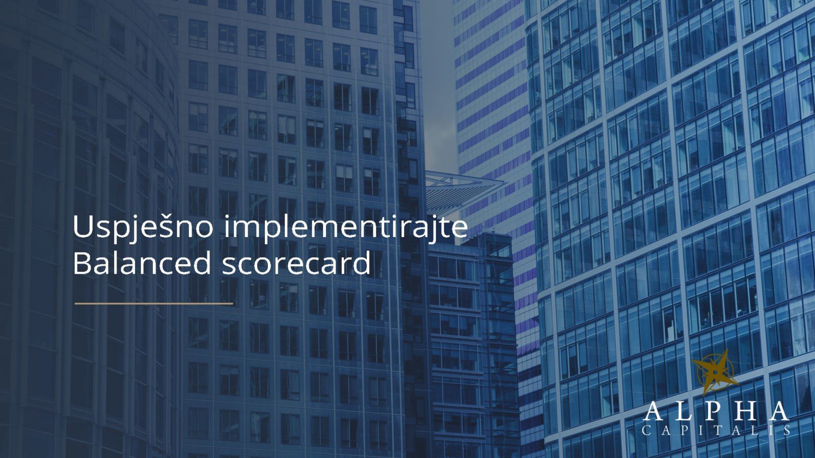 Uspješno implementirajte Balanced scorecard