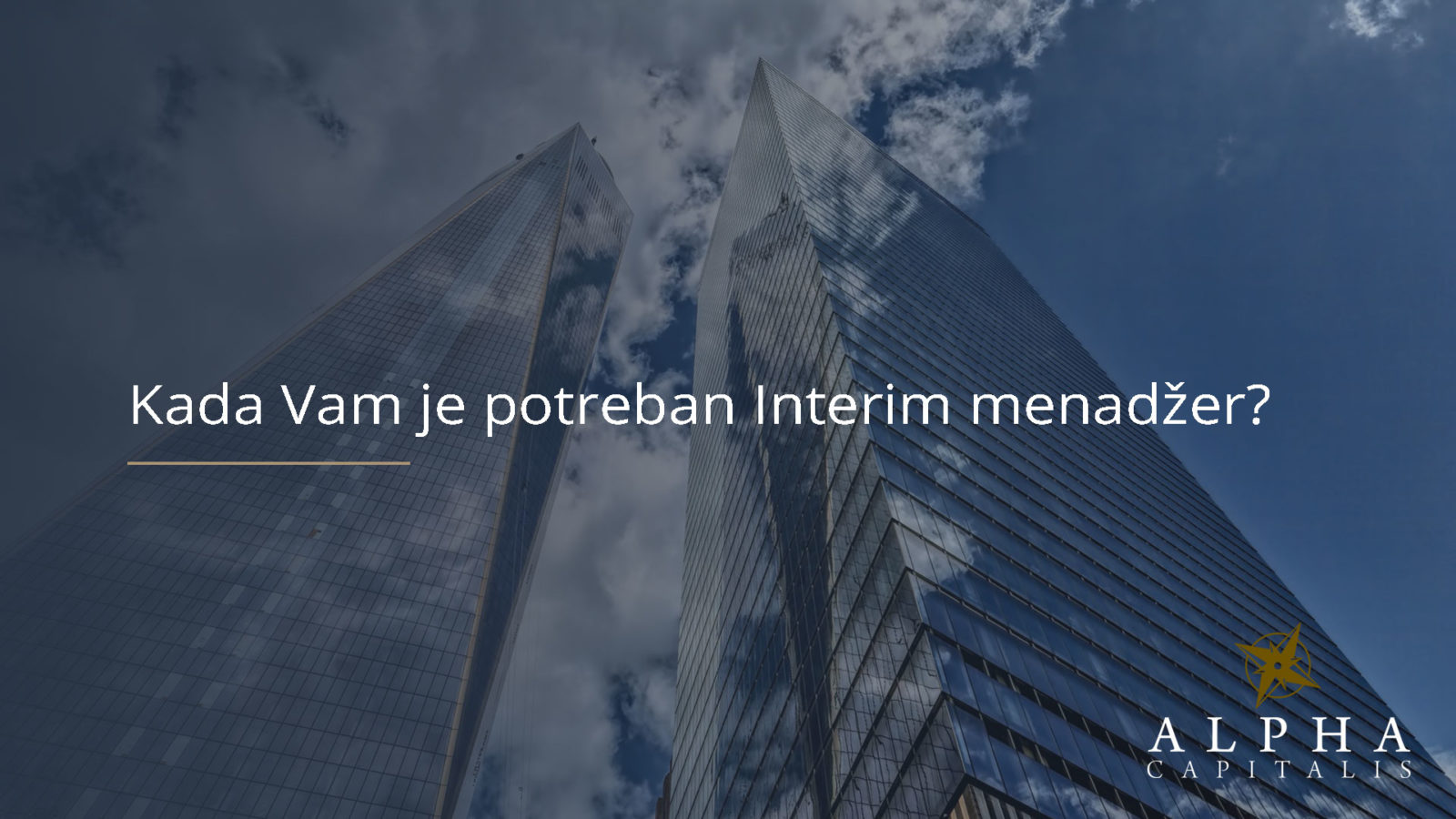 Kada Vam je potreban Interim menadžer?